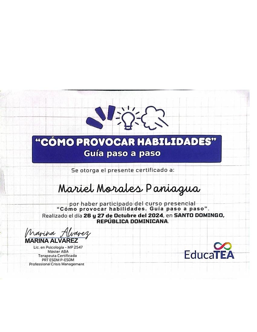 Documento: Cómo provocar habilidades