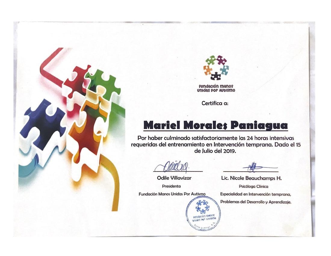 Documento: Intervención temprana