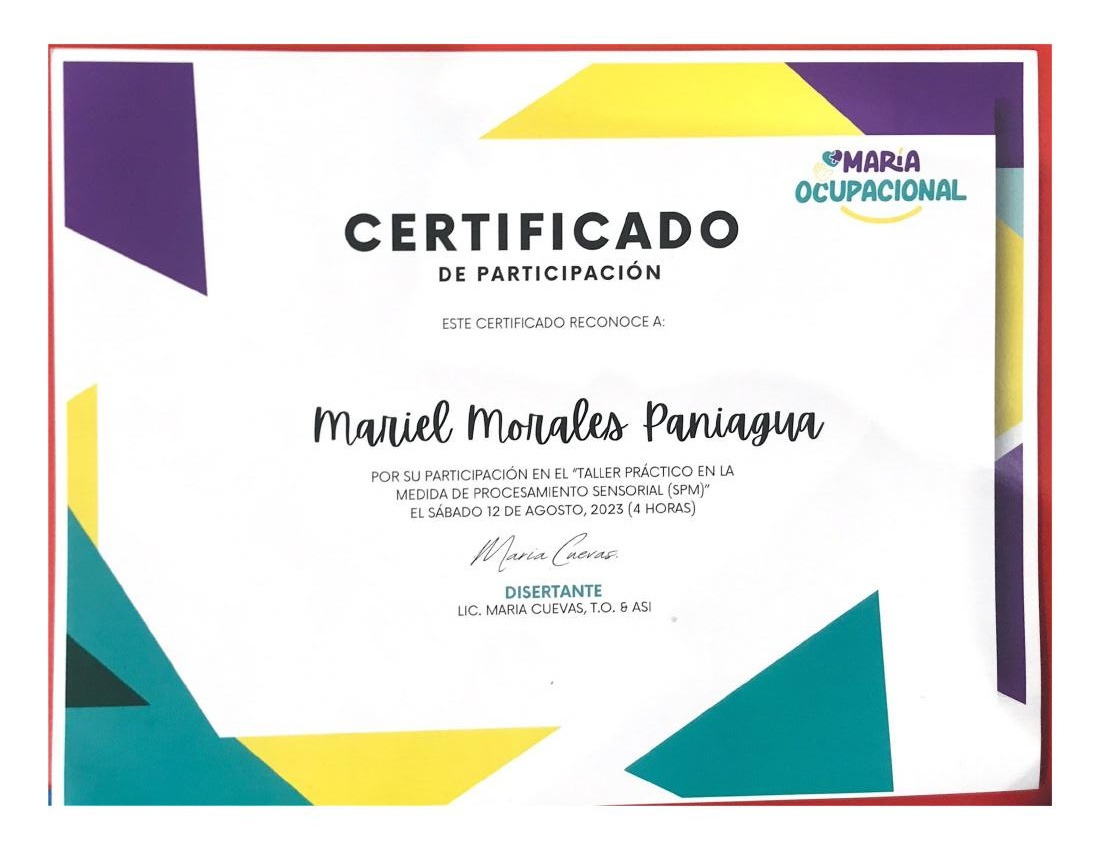Documento: Actualización en terapia ocupacional